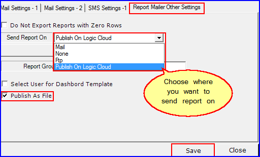 Report-Mailer Other-Settings